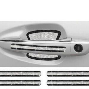 Car Door Handle Protector Bling Sticker Anti-Scratch, Universal Protective